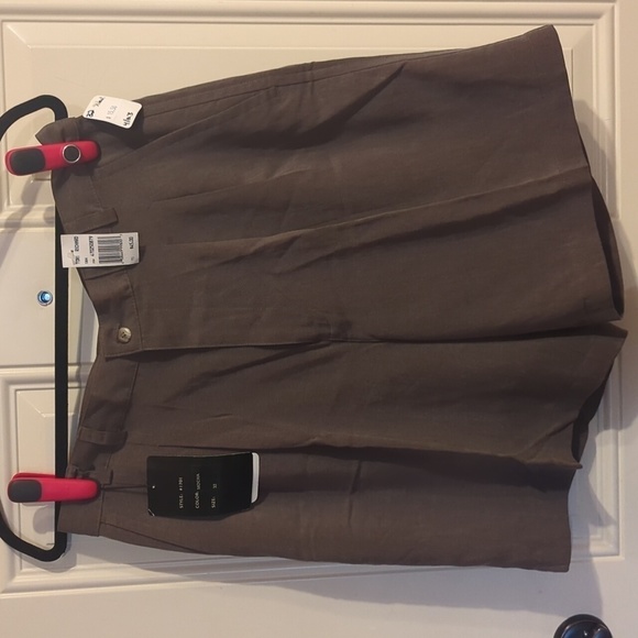 Nwt Tori Richards tencel shorts sustainable mocha men's size 32 - Picture 1 of 14